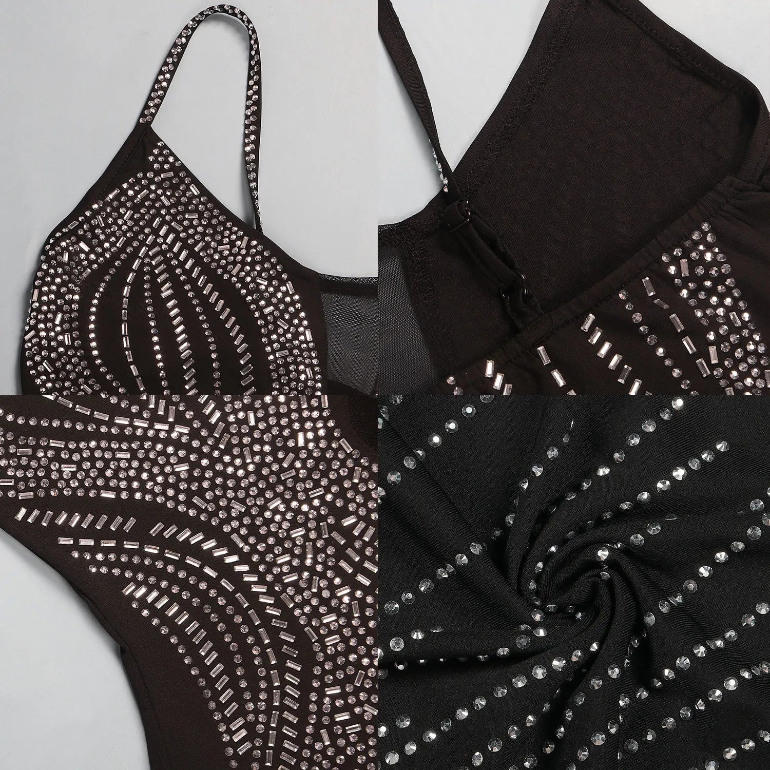 Crystal Sparkle Maxi Dress