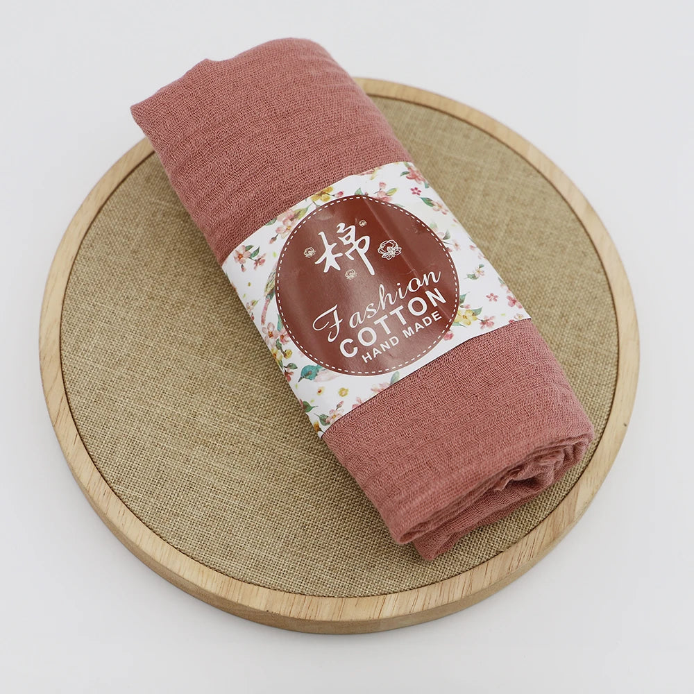 Trendora Crinkle Cotton Hijab — Luxe Square Scarf 90×90cm