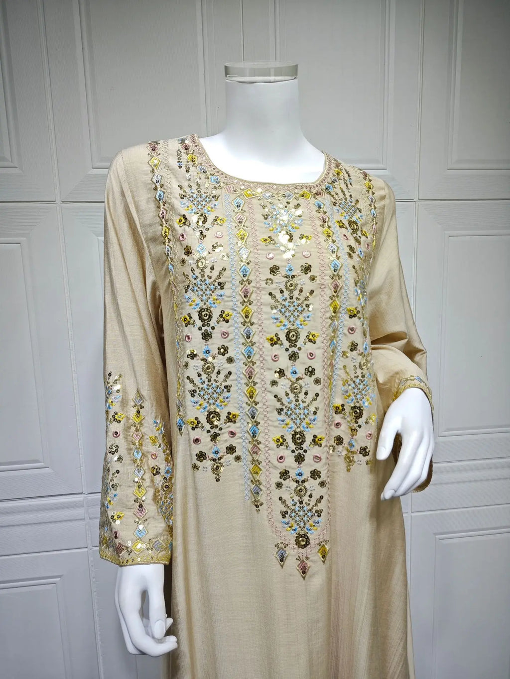 Royal Embroidered Jalabiya Gown