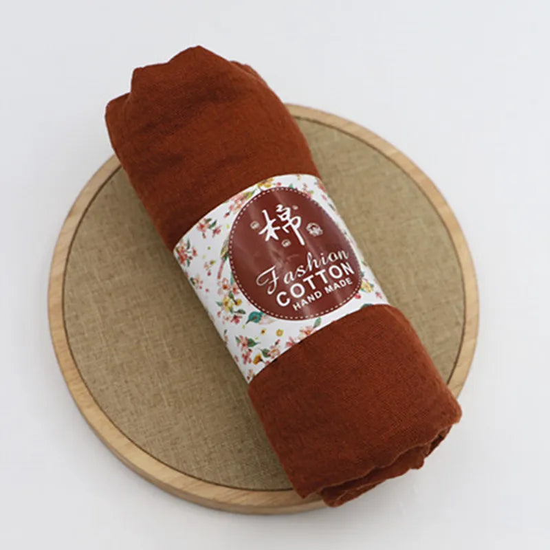 Trendora Crinkle Cotton Hijab — Luxe Square Scarf 90×90cm