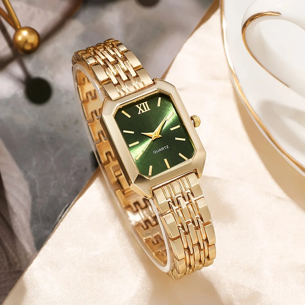 Trendora Elegant Watch & Jewelry Set — 5-Piece Luxury Collection