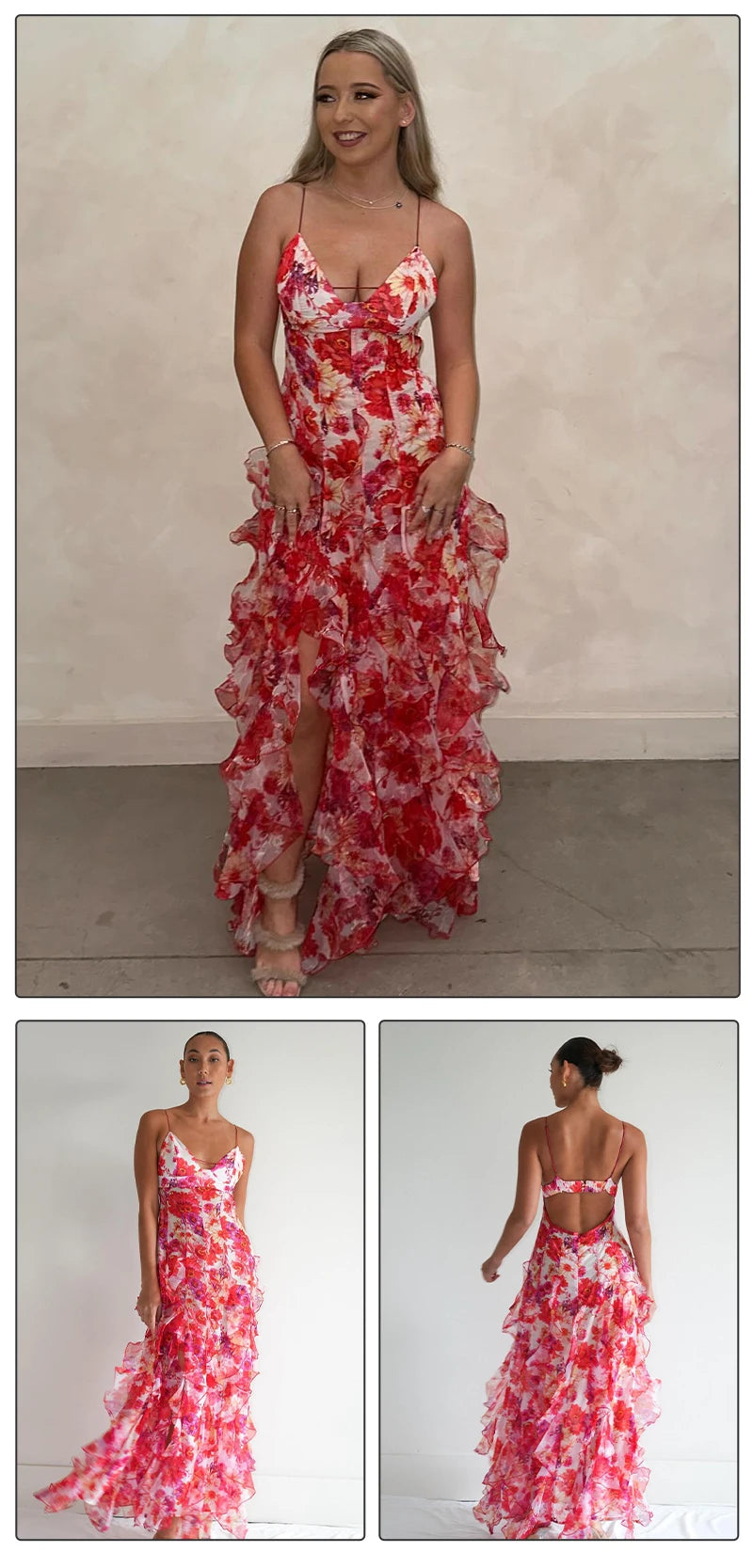 Floral Breeze Maxi Summer Blossom Dress