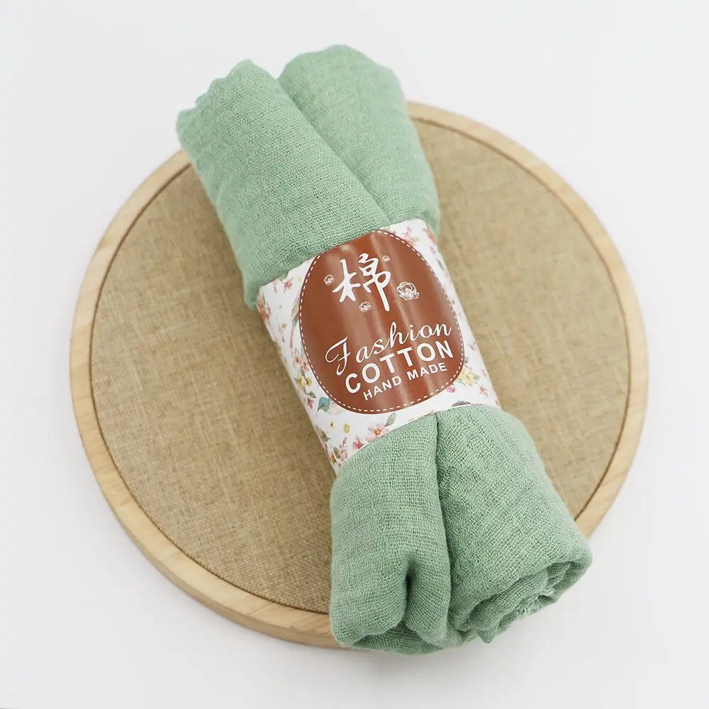 Trendora Crinkle Cotton Hijab — Luxe Square Scarf 90×90cm