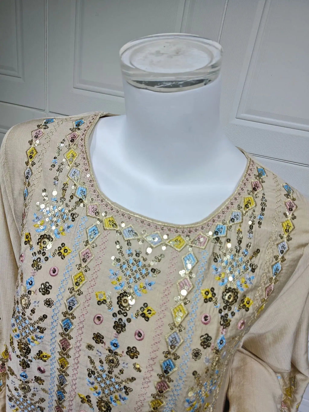 Royal Embroidered Jalabiya Gown