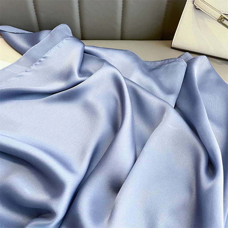 Luxe Solid Silk Scarf