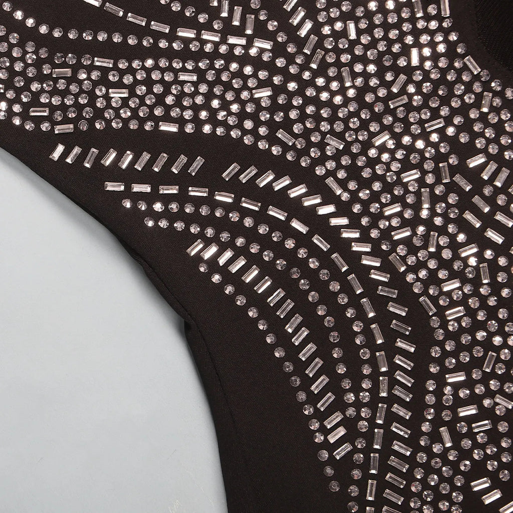 Crystal Sparkle Maxi Dress